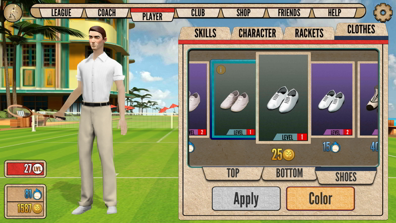 tennis android game