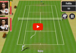 mobile tennis game