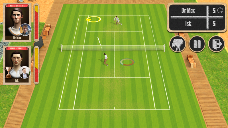 play tennis mobile